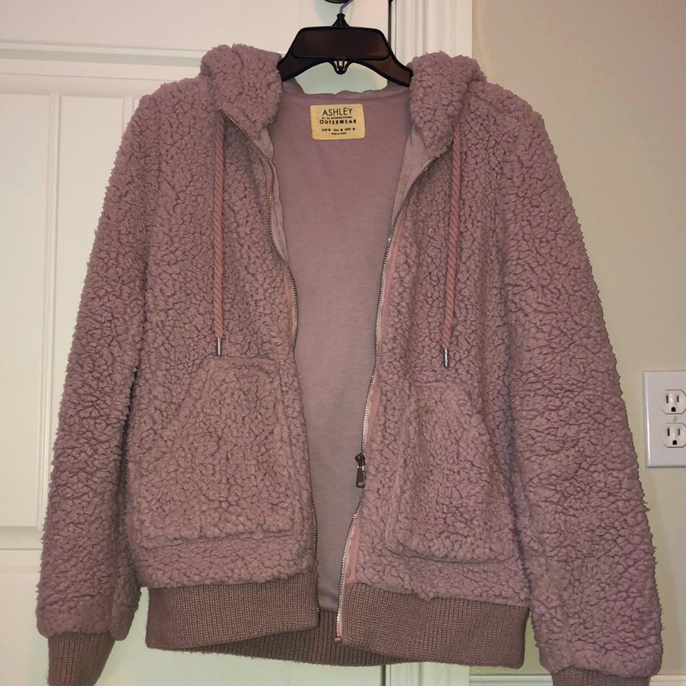 Warm furry jacket. Size M